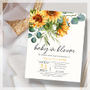 Search for sunflower baby shower invitations Sunflowers wildflowers