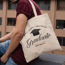 Search for high school graduation tote bags Black