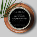 Search for warning labels Typography design