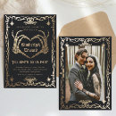 Search for gothic wedding invitations Till death