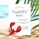 Search for crawfish party invitations Nautical