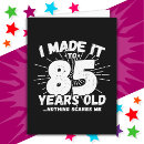 Search for 85th birthday cards Funny