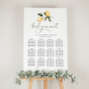 Search for lemon wedding seating charts Watercolor