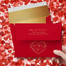 Search for gold foil envelopes Bridal shower