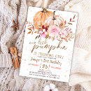 Search for fall 1st birthday invitations Girl