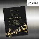 Search for magnetic birthday invitations Black
