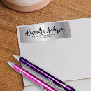 Search for stylish font return address labels Professional
