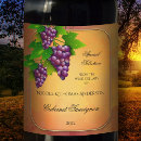 Search for grape wine labels Gold