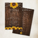 Search for sunflower wedding programs Floral