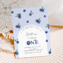 Search for berry sweet birthday invitations Blueberry