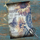 Search for sunflower decoupage tissue paper Rustic