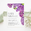 Search for purple flowers invitations Lilac