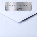 Search for silver return address labels Elegant