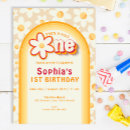 Search for one groovy baby birthday invitations Flower power party