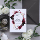 Search for black and purple invitations Hallowedding