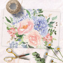 Search for blue hydrangea tissue paper Pink