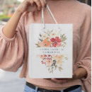 Search for pretty gift bags Watercolor floral