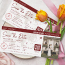 Search for travel save the dates Boarding pass