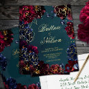 Search for sapphire wedding invitations Gold