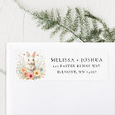 Search for easter return address labels Rabbit