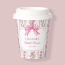 Search for pink paper cups Bow baby shower
