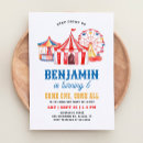 Search for circus birthday invitations step right up