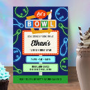 Search for glow bowling invitations Glow in the dark