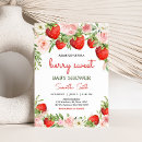 Search for fruit baby shower invitations Berry sweet