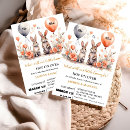 Search for bunny gender reveal invitations Easter baby shower