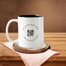Search for qr code mugs Black and white