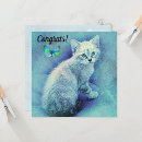 Search for new pet cat congratulations cards Animals