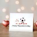 Search for football valentines day cards soccer