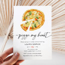 Search for pizza bridal shower invitations Italian