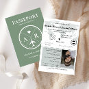 Search for abroad wedding invitations Passport
