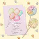 Search for balloons birthday invitations Typography