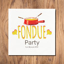 Search for cheese napkins fondue pot