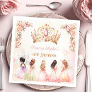 Search for princess napkins Little girl
