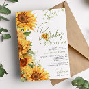 Search for yellow flower invitations Gender neutral