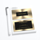 Search for black red gold business cards Metallic