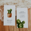 Search for cactus business cards Modern