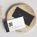 Search for aesthetic business cards Black and white