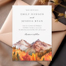 Search for rustic mountain wedding invitations Autumn