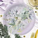 Search for lavender bridal shower plates Greenery