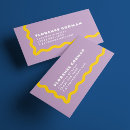 Search for lilac business cards Purple