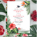 Search for tropical graduation invitations High school graduation