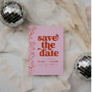 Search for floral save the dates Pink