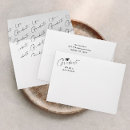 Search for black and white envelopes modern