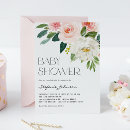 Search for watercolor baby shower invitations floral