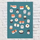 Search for food canvas prints sushi