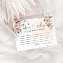Search for bride and groom advice cards Floral